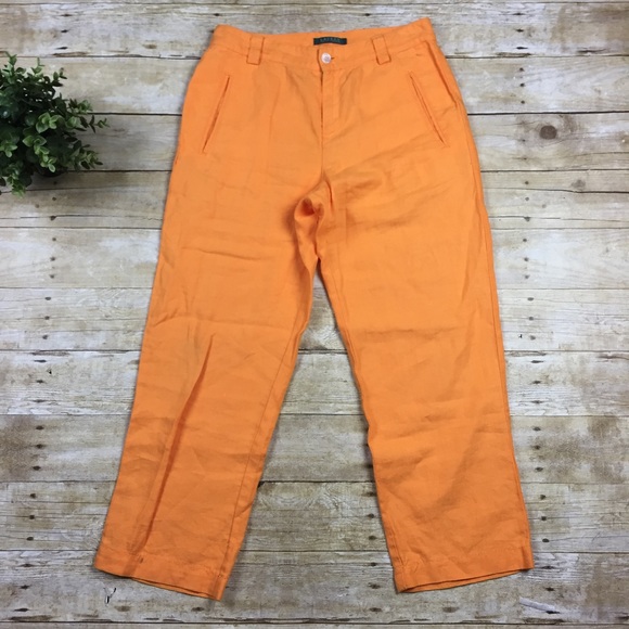 Lauren Ralph Lauren Pants - Lauren Ralph Lauren | Straight Leg Pants Orange